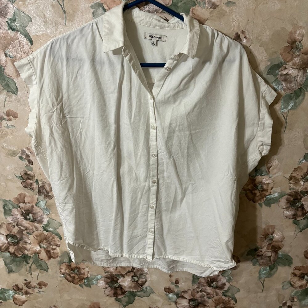 medium madewell Cap-Sleeve A-Line Top